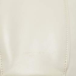Saint Laurent Off White Leather Small Talitha Bucket Bag
