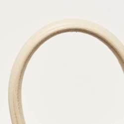 Saint Laurent Cream Leather Nano Classic Sac De Jour Tote