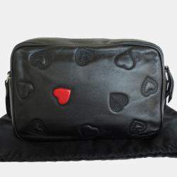 Saint Laurent Black Leather Shoulder Bag