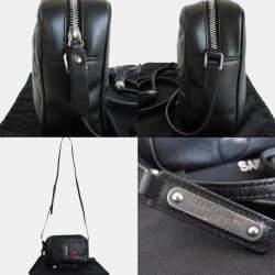 Saint Laurent Black Leather Shoulder Bag