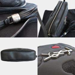 Saint Laurent Black Leather Shoulder Bag