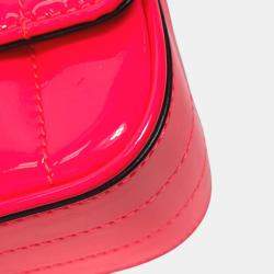 Saint Laurent Pink Leather Chain Crossbody Bag