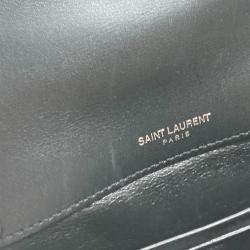 Saint Laurent Pink Leather Chain Crossbody Bag