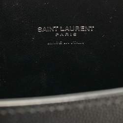 Pre Owned Saint Laurent Black Leather Nano Classic Sac De Jour Tote