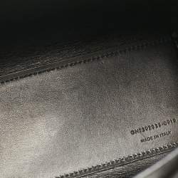 Pre Owned Saint Laurent Black Leather Nano Classic Sac De Jour Tote