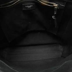 Saint Laurent Black Fabric Rive Gauche Vertical Tote