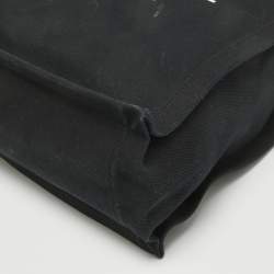 Saint Laurent Black Fabric Rive Gauche Vertical Tote