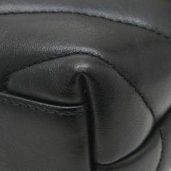 Saint Laurent Black Leather Lulu Toy Shoulder Bag