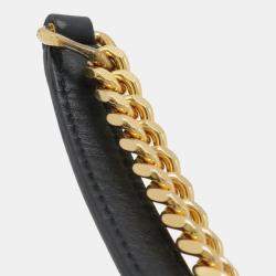 Saint Laurent Black Leather Kate Tassel Chain Wallet Shoulder Bag
