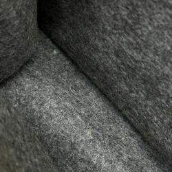 Saint Laurent Gray/Black Shoulder Tote Bag