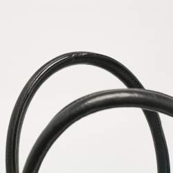 Pre Owned Saint Laurent Black Canvas and Leather North South Rive Gauche Tote