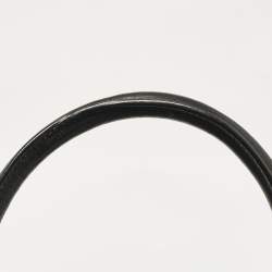 Pre Owned Saint Laurent Black Canvas and Leather North South Rive Gauche Tote