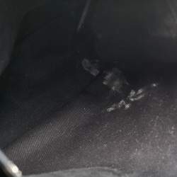 Pre Owned Saint Laurent Black Canvas and Leather North South Rive Gauche Tote