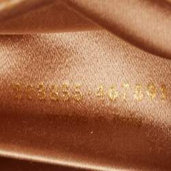 Saint Laurent Beige Patent Leather Belle De Jour Clutch