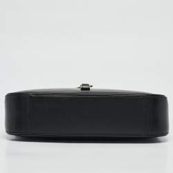 Pre Owned Saint Laurent Black Leather LE 5 À 7 Shoulder Bag