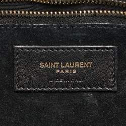 Pre Owned Saint Laurent Black Leather LE 5 À 7 Shoulder Bag