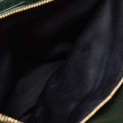 Pre Owned Saint Laurent Green Leather Small Classic Sac De Jour Tote