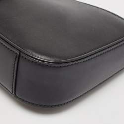 Saint Laurent Black Leather Mini LE 5 À 7 Bag