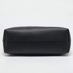 Saint Laurent Black Leather E/W Shopper Tote