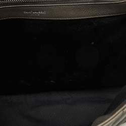 Saint Laurent Grey Matelasse Leather Large College Top Handle Bag