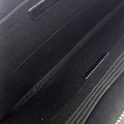 Pre Owned Saint Laurent Black Leather Clutch