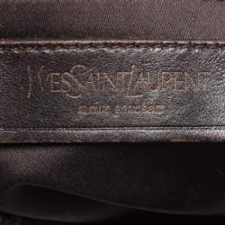 Saint Laurent Paris Brown Leather Mombasa Hobo