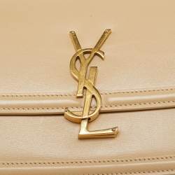 Saint Laurent Beige Leather Small Solferino Crossbody Bag
