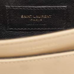 Saint Laurent Beige Leather Small Solferino Crossbody Bag