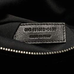 Saint Laurent Black/Cream Checkered Tweed Rive Gauche Vertical Tote