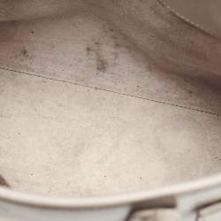 Pre Owned Saint Laurent Grey Leather Nano Classic Sac De Jour Tote