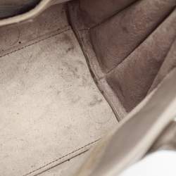 Pre Owned Saint Laurent Grey Leather Nano Classic Sac De Jour Tote