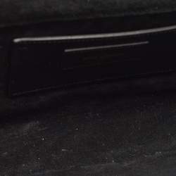 Pre Owned Saint Laurent Black Leather Medium Kate Tassel Crossbody Bag