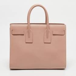 Saint Laurent Pink Leather Small Classic Sac De Jour Tote