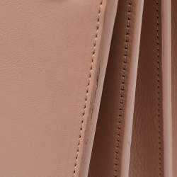 Saint Laurent Pink Leather Small Classic Sac De Jour Tote