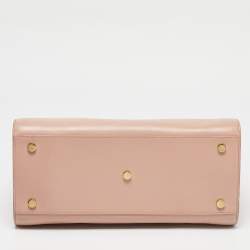 Saint Laurent Pink Leather Small Classic Sac De Jour Tote