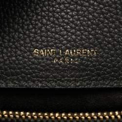 Saint Laurent Grey Leather Baby Classic Sac De Jour Tote