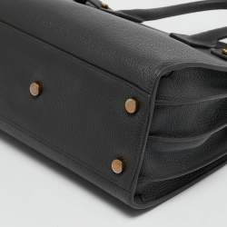 Saint Laurent Grey Leather Baby Classic Sac De Jour Tote