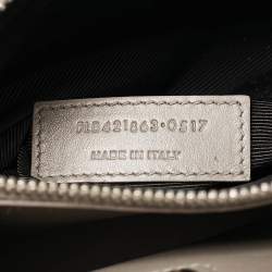 Pre Owned Saint Laurent Grey Leather Baby Classic Sac De Jour Tote