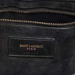 Pre Owned Saint Laurent Black Leather LE 5 À 7 Shoulder Bag
