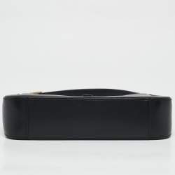 Pre Owned Saint Laurent Black Leather LE 5 À 7 Shoulder Bag