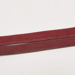 Saint Laurent Red Mix Matelasse Leather Medium College Flap Bag