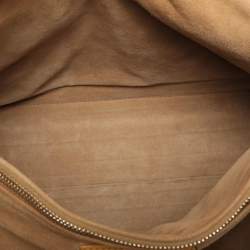 Saint Laurent Multicolor Leather and Suede Large Muse Two Satchel