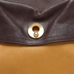 Saint Laurent Multicolor Leather and Suede Large Muse Two Satchel