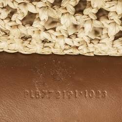 Saint Laurent Natural Raffia ICare Tote