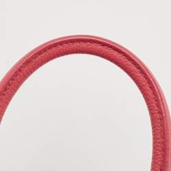 مملوكة مسبقًا Saint Laurent Dark Pink Leather Nano Classic Sac De Jour Tote