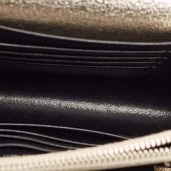 Saint Laurent Gold Textured Leather Mini Sunset Chain Bag