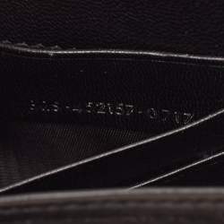 Saint Laurent Gold Textured Leather Mini Sunset Chain Bag