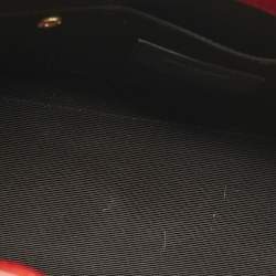 Pre Owned Saint Laurent Red Leather Nano Classic Sac De Jour Tote