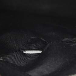 Saint Laurent Black Croc Embossed Leather Small Classic Sac De Jour Tote