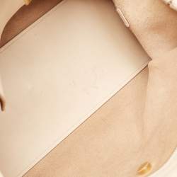Saint Laurent Beige Leather Small Cabas Chyc Tote